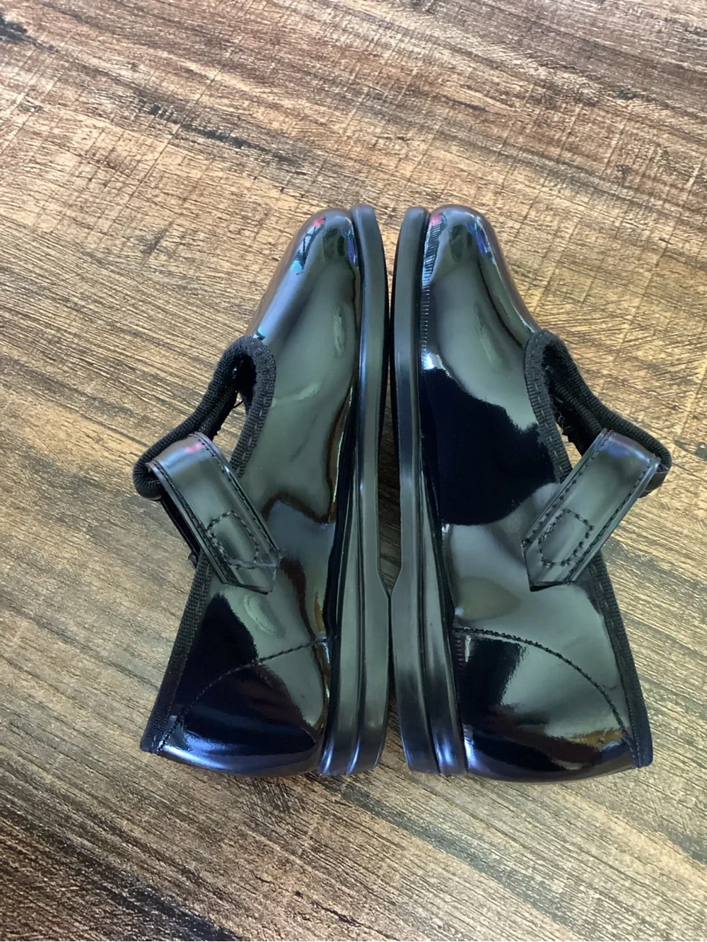 Vintage Wee Walker Black Patent Mary Jane Shoes Size 3 Toddler Girl